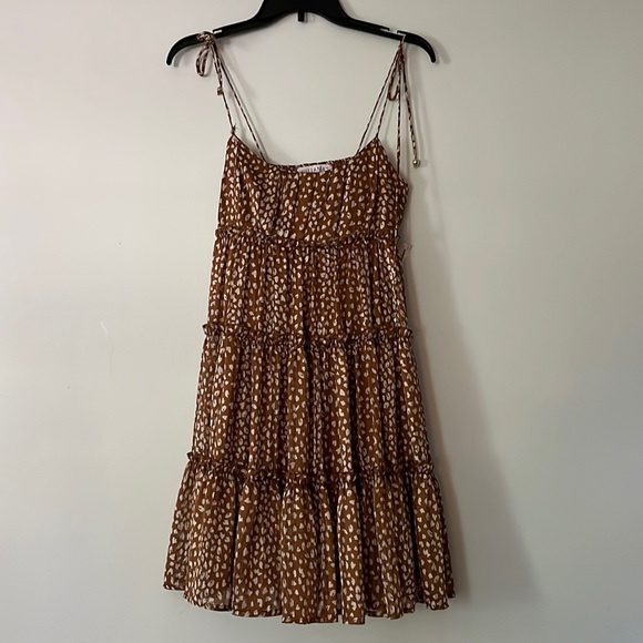 Julianna’s brown leopard print flowy dress - Picture 1 of 3
